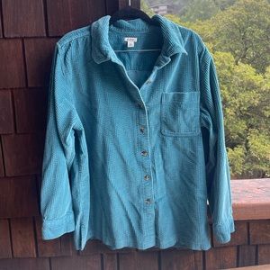 Blue Corduroy L.L. Bean Shaket